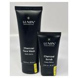 New Lumin charcoal face wash 3.38oz and charcoal
