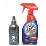 Toilet spray mint citrus 8fl oz,oxiclean laundry