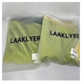 New (Lot of 2) LAAKLYER Decorative Throw pillow