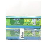 2 packs swiffer wet cloths wet mopping cloths 24
