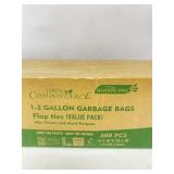 NEW BEIDOU-PAC 1-2 Gallon Flap Tie Compostable
