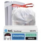 Reli. Tall Kitchen Drawstring Trash Bags 13