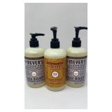 Lot of 3 Meyers Clean Day hand soap 12.5oz,