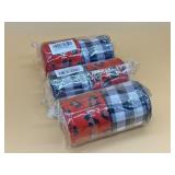 New 6 Rolls 20 Yards Leopard Wired Edge Ribbon