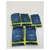 Lot of 5 Mandi deodorant wipes 15 count. New