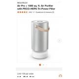 Molekule Air Pro Air Purifier - Purifies Rooms Up