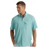 New XL HUK Mens Tide Point Pattern Short Sleeve