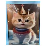 New 31.5inches x23.5inches  Cute Cat Framed