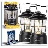 LUXPRO Retro LED Lantern - Battery-Powered
