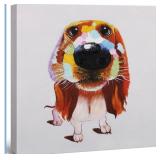 New Large Eyed Beagle Dog Animal Wall Art Canvas