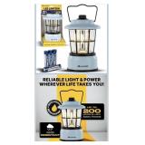 LUXPRO Retro LED Lantern - Battery-Powered