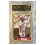 VINTAGE GRADED BARRY LARKIN ROOKIE CINCINNATI