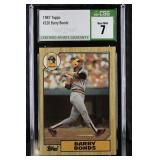 VINTAGE GRADED BARRY BONDS ROOKIE 1987 TOPPS #320
