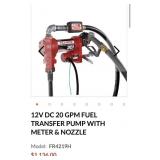 12V DC 20 GPM FUEL TRANSFER PUMP WITH METER &