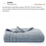 New Cariloha Bath Towel |Blue Lagoon | 28"x54"