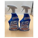 Lot of 2 Lysol Bathroom Cleaner Spray, for