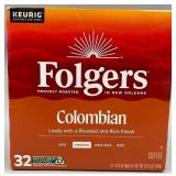 New B.B.D.24/FEB/2026 Folgers Colombian Medium