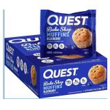 Quest Nutrition Blueberry Muffin, 10g Protein, 3g