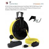 New EP 30 Ft Retractable Extension Cord Reel,