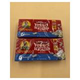 Lot of 2 Sun-Maid Vanilla Yogurt Coated Raisins -