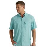 New XL HUK Mens Tide Point Pattern Short Sleeve