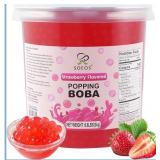 Soeos Strawberry Popping Boba Pearls 6.6 Pounds,