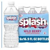 SPLASH REFRESHER Flavored Water Bottles, Wild