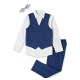 New Size 7 Van Heusen Boys 4-Piece Formal Suit