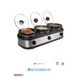 New TRU Triple Buffet Server - Three 2.5