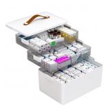 New JOYBOS 3-Tier Medicine Storage Box Cabinet,