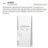 NETGEAR WiFi Mesh Range Extender EX7300 -