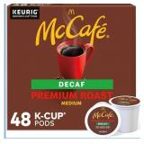 McCafe Premium Roast Decaf, Keurig Single Serve