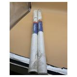 2 ROLLS FunStick 36"x200" White Gold Marble