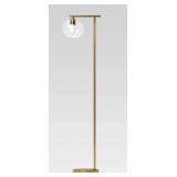 Brass Floor Lamp with Glass Shade - Thresholdï¿½: