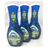 New 3 Ct Dawn Powerwash Spray, Dish Soap,