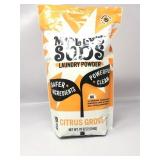 Mollys suds laundry powder citrus groeve safer