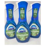 New Lot of 3, Dawn Powerwash Spray, Dish Soap,
