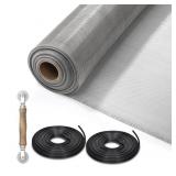 Aluminum Screen Roll with Spline & Rolling Tool ï¿½