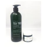 Tea tree shampoo for all hair types,blue tansy