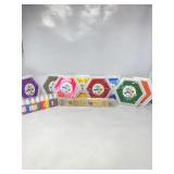 Stamp pads 8 different colors and refill ink and