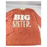 Big sister long sleeve shirt NWT size 5