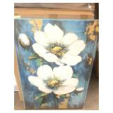 Large wall art hand painted 19x29 inches no hold