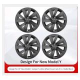 New 4Pcs Hubcaps for Tesla Model Y