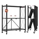 DEANIC 3 Tier Foldable Storage Shelves with