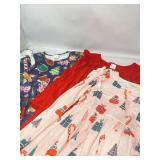 PATPAT Christmas dresses 3-pack NWT size 5-6