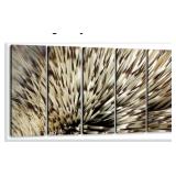 New KiiAmy 5 Panels Art Wall Decor Porcupine