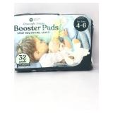 Overnight diaper booster pads stop nighttime