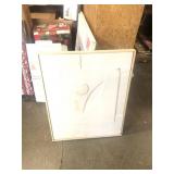 Wall art nice picture with frame glass is missing