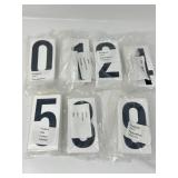 Placard Vinyl Numbering Kit - 3.5" H Permanent
