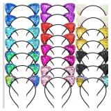 New Beinou Reversible Sequin Cat Ears Headband